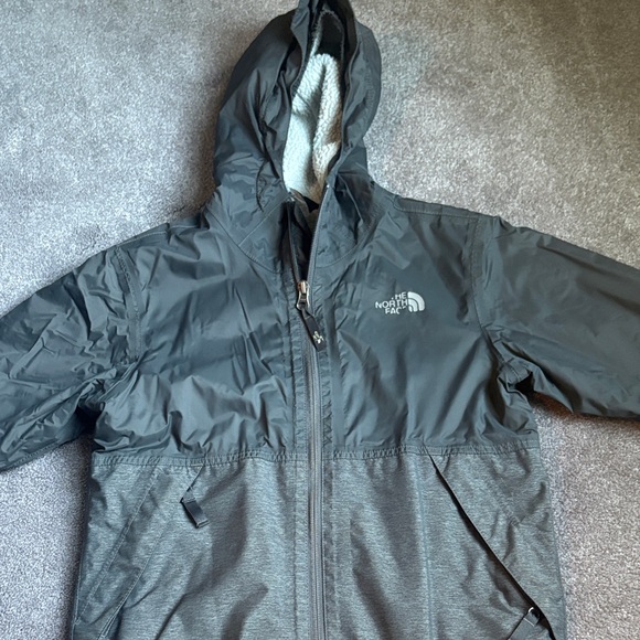 The North Face Charcoal Hooded Jacket - Picture 1 of 6
